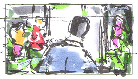 frame eleven, storyboard, Marc, scribble, film production, video production, preproduction, creative