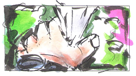 frame eleven, storyboard, Marc, scribble, film production, video production, preproduction, creative