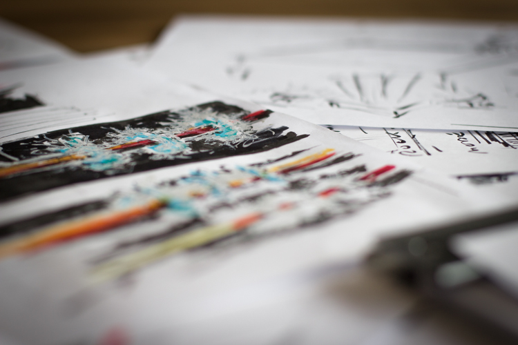 frame eleven, storyboarding, Marc, scribble, concentrated, film, video, film production